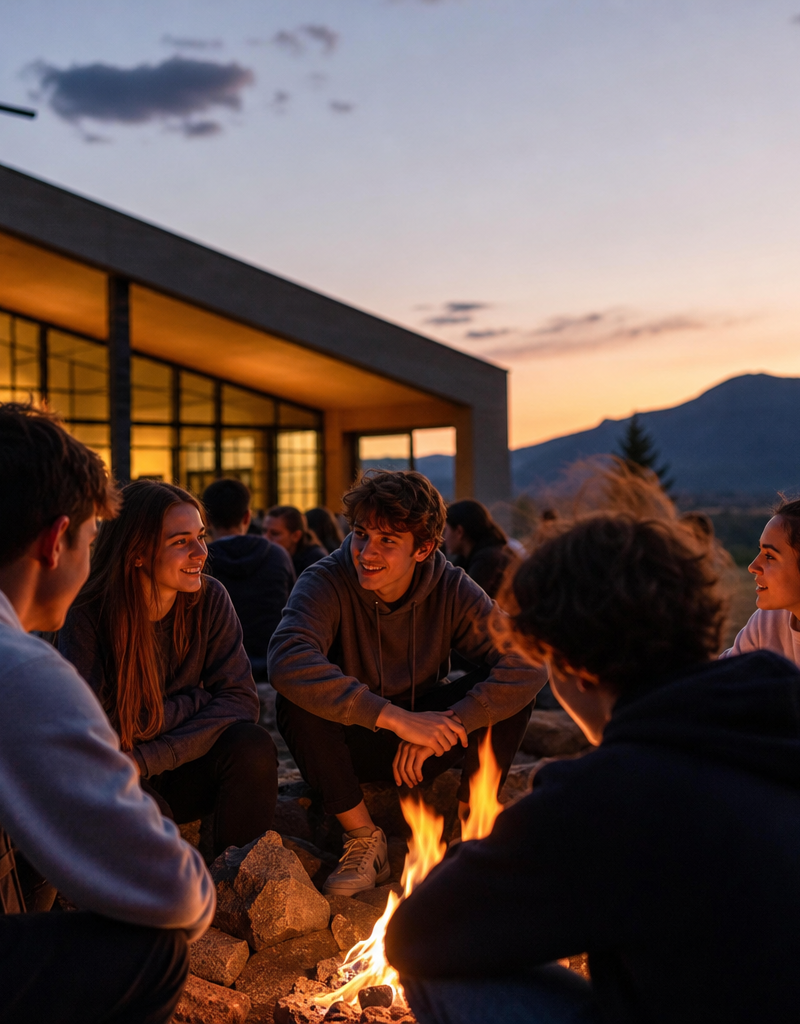 Youth group bonfire night