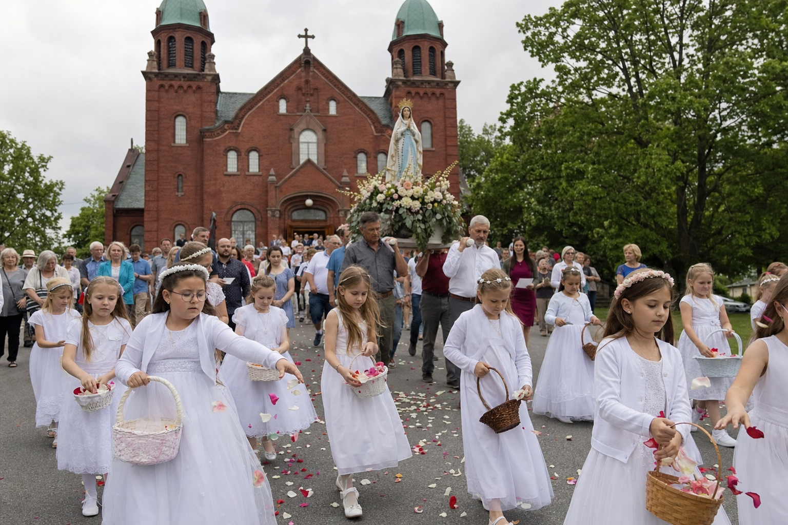 The May procession