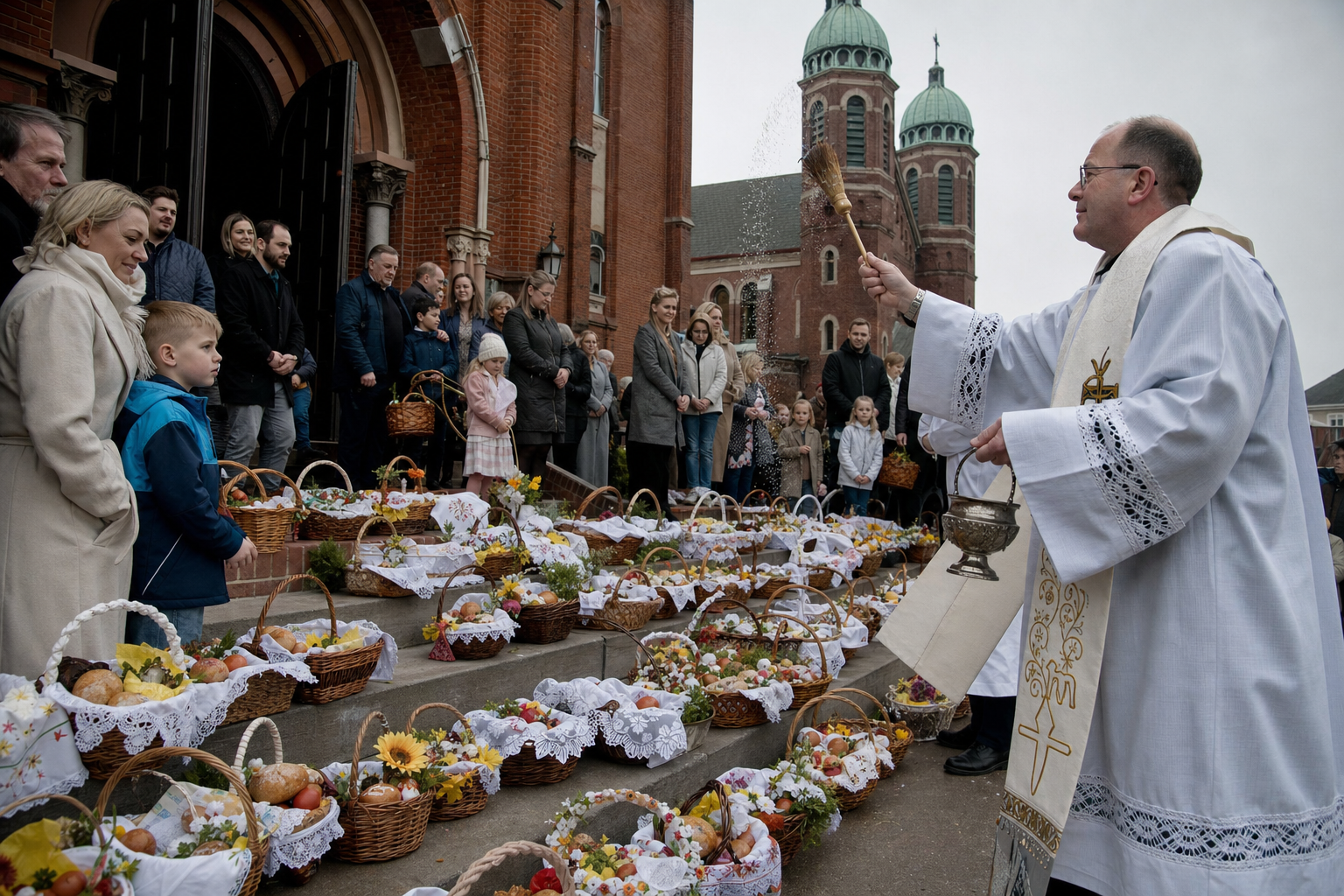 Święconka — blessing the Easter baskets