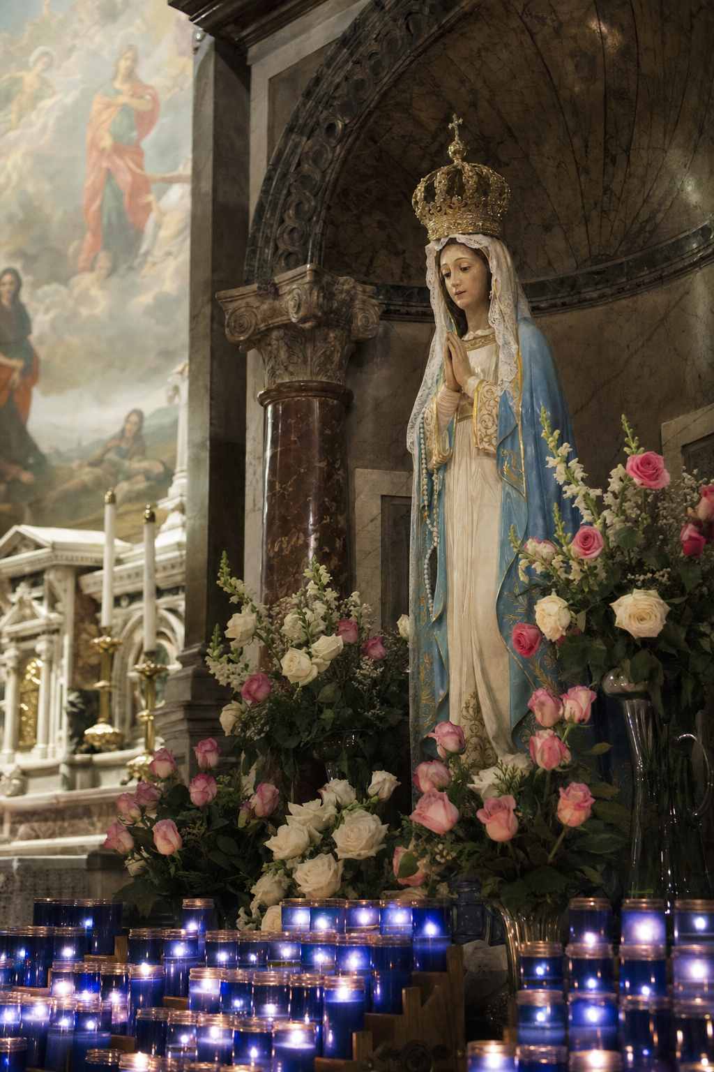 Our Lady's altar in May